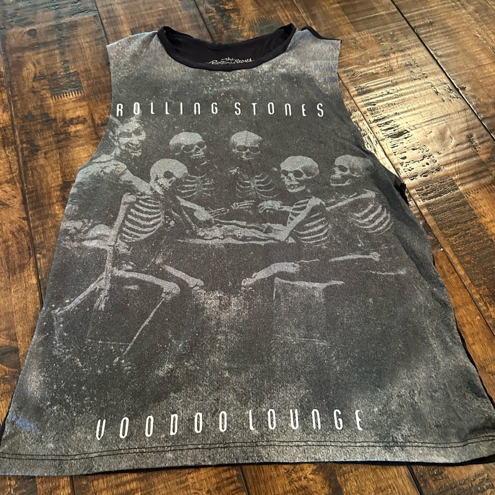 The Rolling Stones  Tank Top - Black and Gray